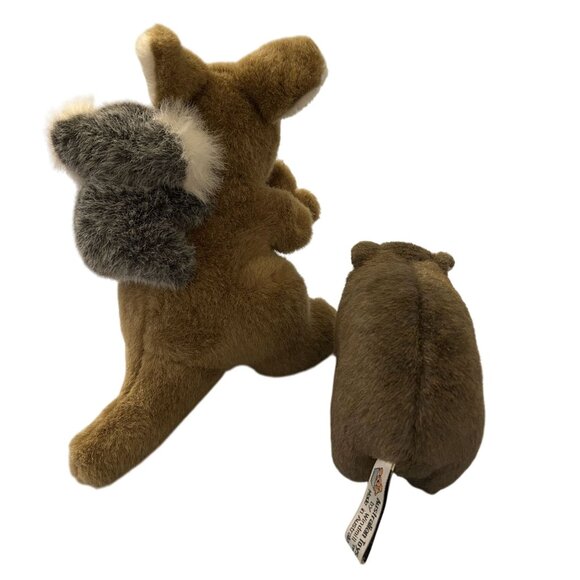 Uni-Toys Kangaroo Plush With Joey & Koala Australian Toys Wombat Plush Stuffed - Picture 2 of 6